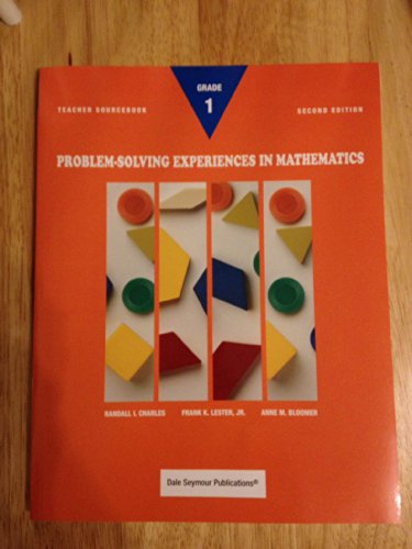 Immagine dell'editore per Problem-solving Experiences in Mathematics, Grade 1 venduto da Half Price Books Inc.