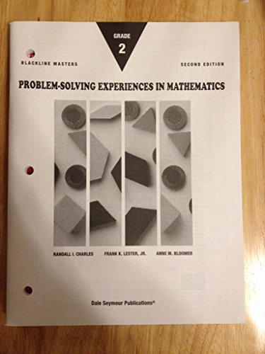 Immagine dell'editore per "Problem-Solving Experiences in Mathematics, Grade 2, Blm" venduto da Hawking Books
