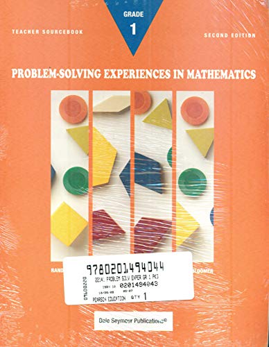 Problem-Solving Experiences in Mathematics Grade 1/Teacher Sourcebook and Blackline Master Booklet (9780201494044) by Charles, Randall I.; Lester, Frank K.; Bloomer, Anne M.
