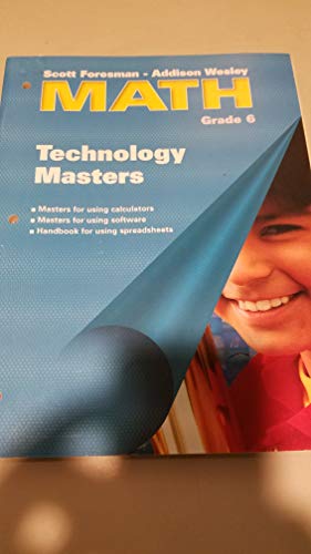 9780201497717: Technology Masters - Math Grade 6