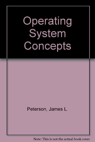 Operating System Concepts (9780201507348) by Silberschatz, Abraham & Peterson, James L. & Galvin, Peter B.