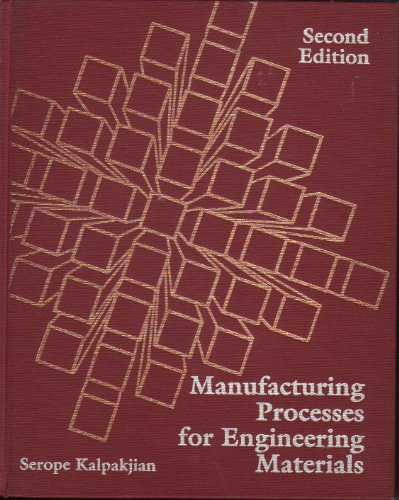 Imagen de archivo de Manufacturing Processes for Engineering Materials a la venta por HPB-Red