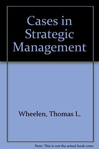 Imagen de archivo de Cases in Strategic Management a la venta por Better World Books