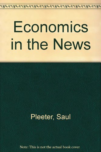 Stock image for Economics in the News for sale by Better World Books