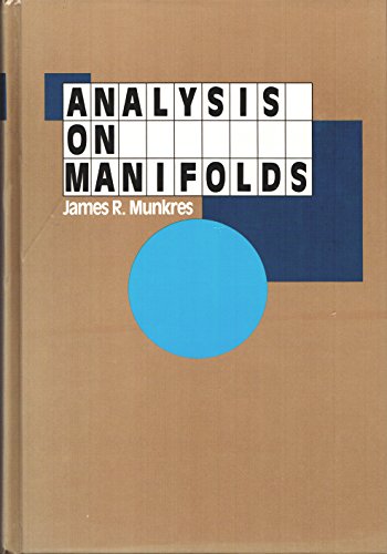 Imagen de archivo de Analysis on Manifolds a la venta por Better World Books