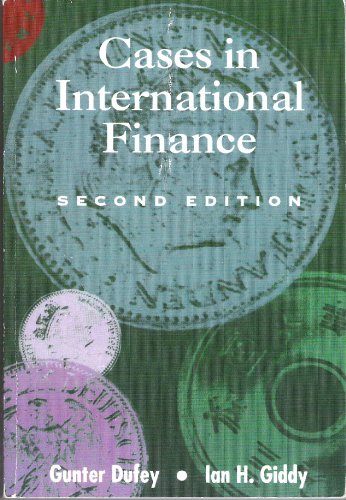 Beispielbild fr Cases in International Finance (2nd Edition) zum Verkauf von More Than Words