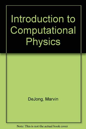 Beispielbild fr Introduction to Computational Physics zum Verkauf von HPB-Red