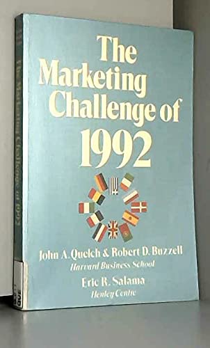 Beispielbild fr The Marketing Challenge of 1992 zum Verkauf von NEPO UG