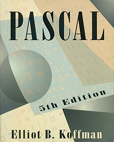 Imagen de archivo de Pascal (5th Edition) a la venta por HPB-Red