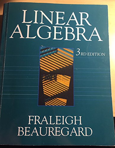 Beispielbild fr Linear Algebra zum Verkauf von ThriftBooks-Dallas