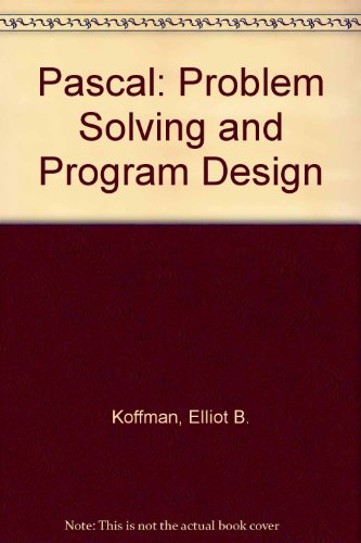 9780201527360: Pascal: Problem Solving and Program Design
