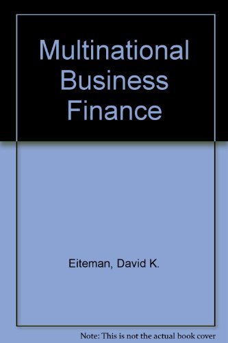 Beispielbild fr Multinational Business Finance zum Verkauf von AwesomeBooks