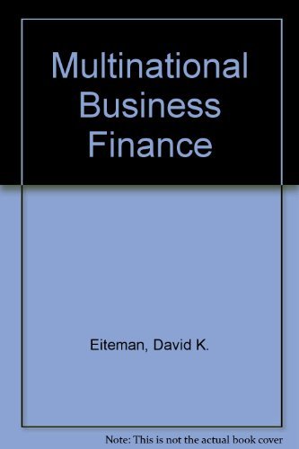 Imagen de archivo de Multinational Business Finance a la venta por AwesomeBooks