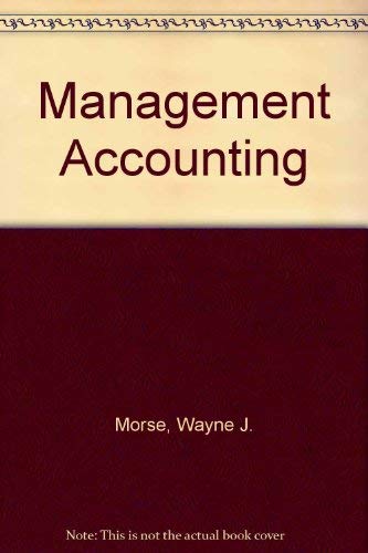 Beispielbild fr Management Accounting zum Verkauf von Better World Books: West