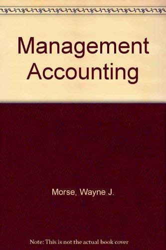 9780201528275: Management Accounting