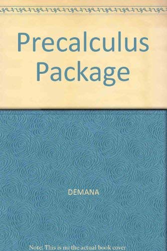 9780201529104: Precalculus Package