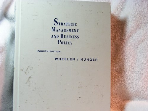 Imagen de archivo de Strategic Management and Business Policy a la venta por Top Notch Books