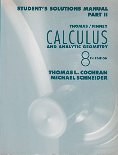 Beispielbild fr Calculus with Analytic Geometry Pt. 2 zum Verkauf von Better World Books