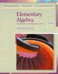 9780201537826: Elementary Algebra: Concepts and Applications