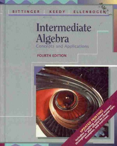 Beispielbild fr Intermediate Algebra : Concepts and Applications zum Verkauf von Better World Books