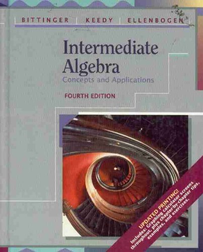 Imagen de archivo de Intermediate Algebra : Concepts and Applications a la venta por Better World Books