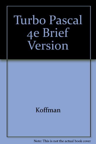 Immagine dell'editore per Turbo Pascal: Problem Solving and Program Design venduto da Mispah books
