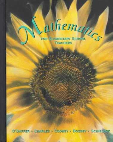 Imagen de archivo de Mathematics for Elementary School Teachers a la venta por Top Notch Books