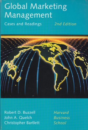 Stock image for Global Marketing Management: Cases and Readings, 2nd Edition for sale by SecondSale