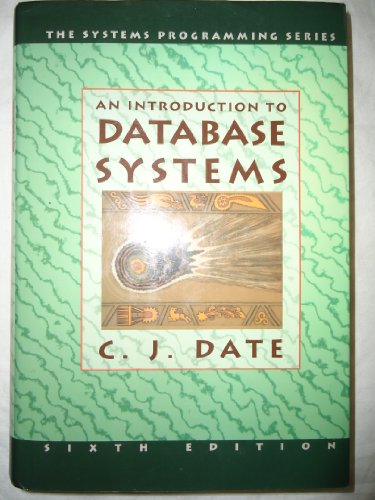 9780201543292: An Introduction To Database Systems