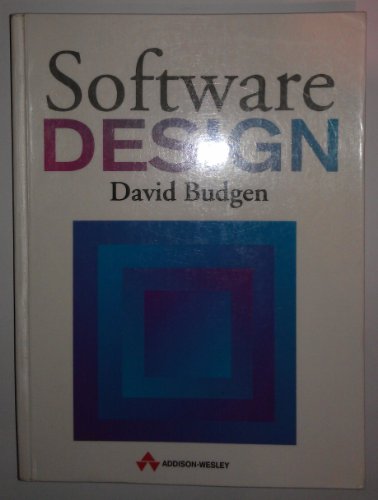 9780201544039: Software Design (International Computer Science)