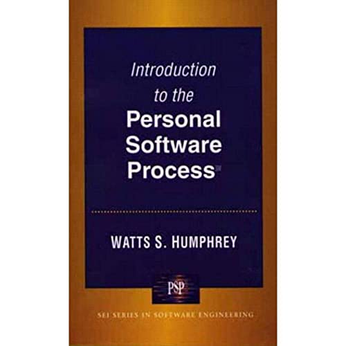 Beispielbild fr Introduction to the Personal Software Process zum Verkauf von SecondSale