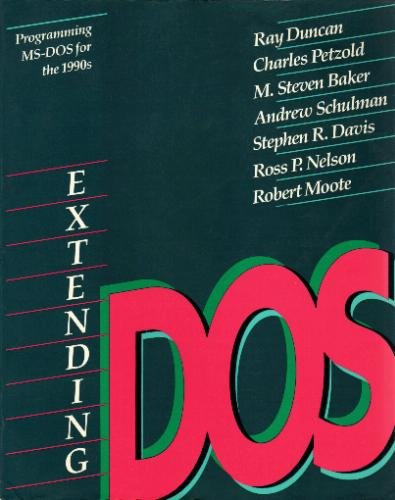 Imagen de archivo de Extending DOS a la venta por Books Unplugged