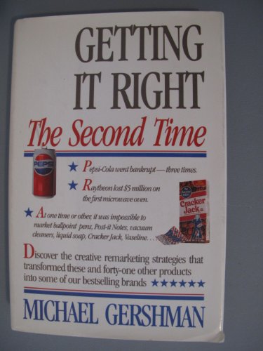 Stock image for Getting it Right the Second Time for sale by SecondSale