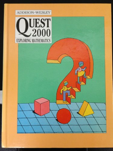 Beispielbild fr Quest 2000 : Exploring Mathematics zum Verkauf von Better World Books: West