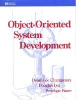 Stock image for Object-Oriented System Development for sale by Wonder Book