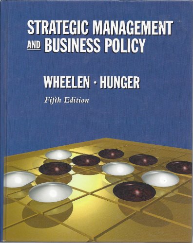 Imagen de archivo de Business Policy and Strategic Management a la venta por Better World Books