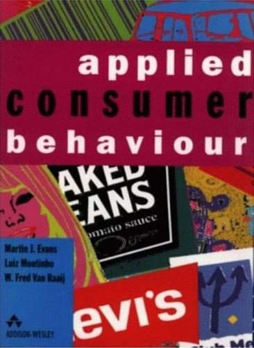 Stock image for Applied Consumer Behaviour. for sale by Ammareal