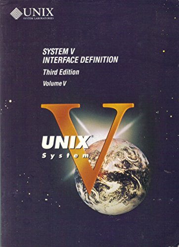 Stock image for The Unix System V Interface Definition for sale by Ammareal