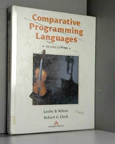 9780201568851: Comparative Programming Languages (International Computer Science Series)