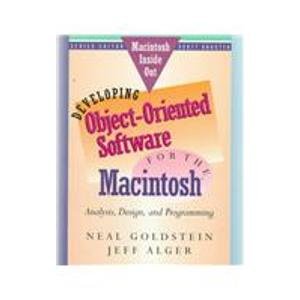 Imagen de archivo de Developing Object-Oriented Software for the Macintosh: Analysis, Design, and Programming a la venta por ThriftBooks-Dallas