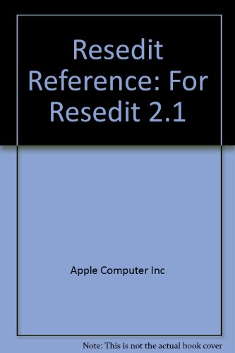 9780201570915: Resedit Reference: For Resedit 2.1