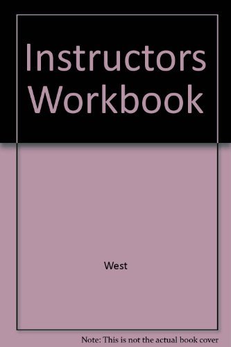 Imagen de archivo de Instructors Workbook a la venta por HPB-Red