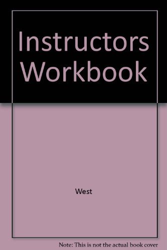 Stock image for Instructors Workbook for sale by HPB-Red