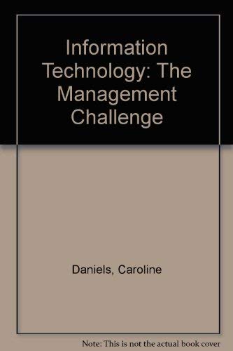 9780201573176: Information Technology: The Management Challenge