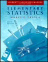 Beispielbild fr Elementary Statistics (solutions manual) zum Verkauf von SecondSale
