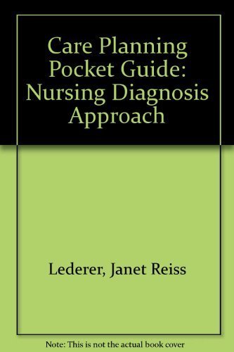 Stock image for Care Planning Pocket Guide: A Nursing Diagnosis Approach for sale by dsmbooks