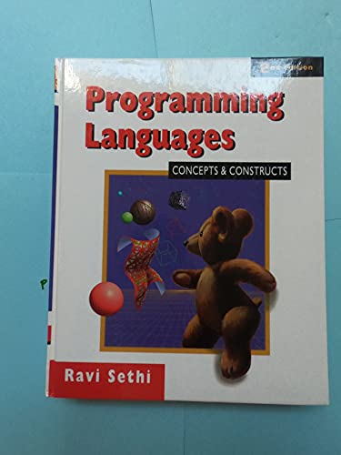 9780201590654: Programming Languages: Concepts and Constructs: Concepts and Constructs: United States Edition