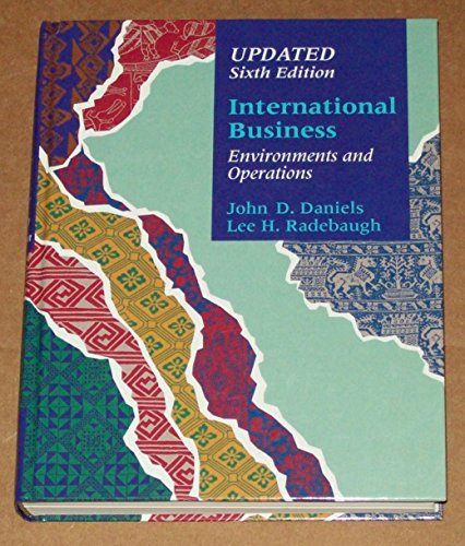 Beispielbild fr International Business Environments and Operations, Updated 6th Edition zum Verkauf von Wonder Book