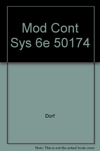 Beispielbild fr Mod Cont Sys 6e 50174 zum Verkauf von AwesomeBooks
