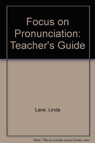 Beispielbild fr Focus on Pronunciation: Teacher's Manual zum Verkauf von Better World Books